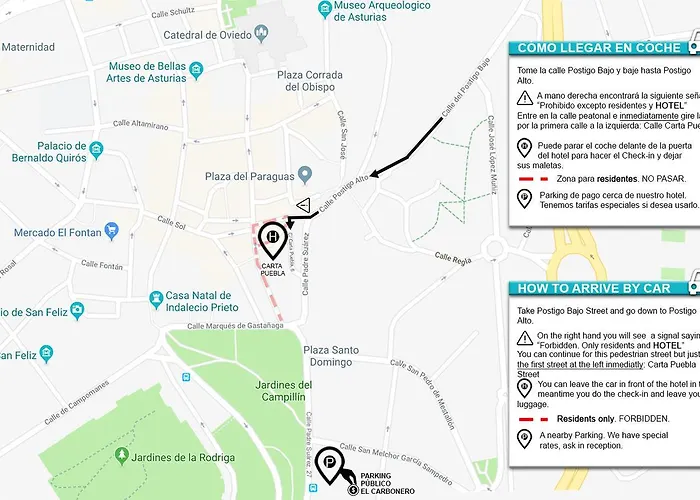 Hotel Nap Carta Puebla Oviedo